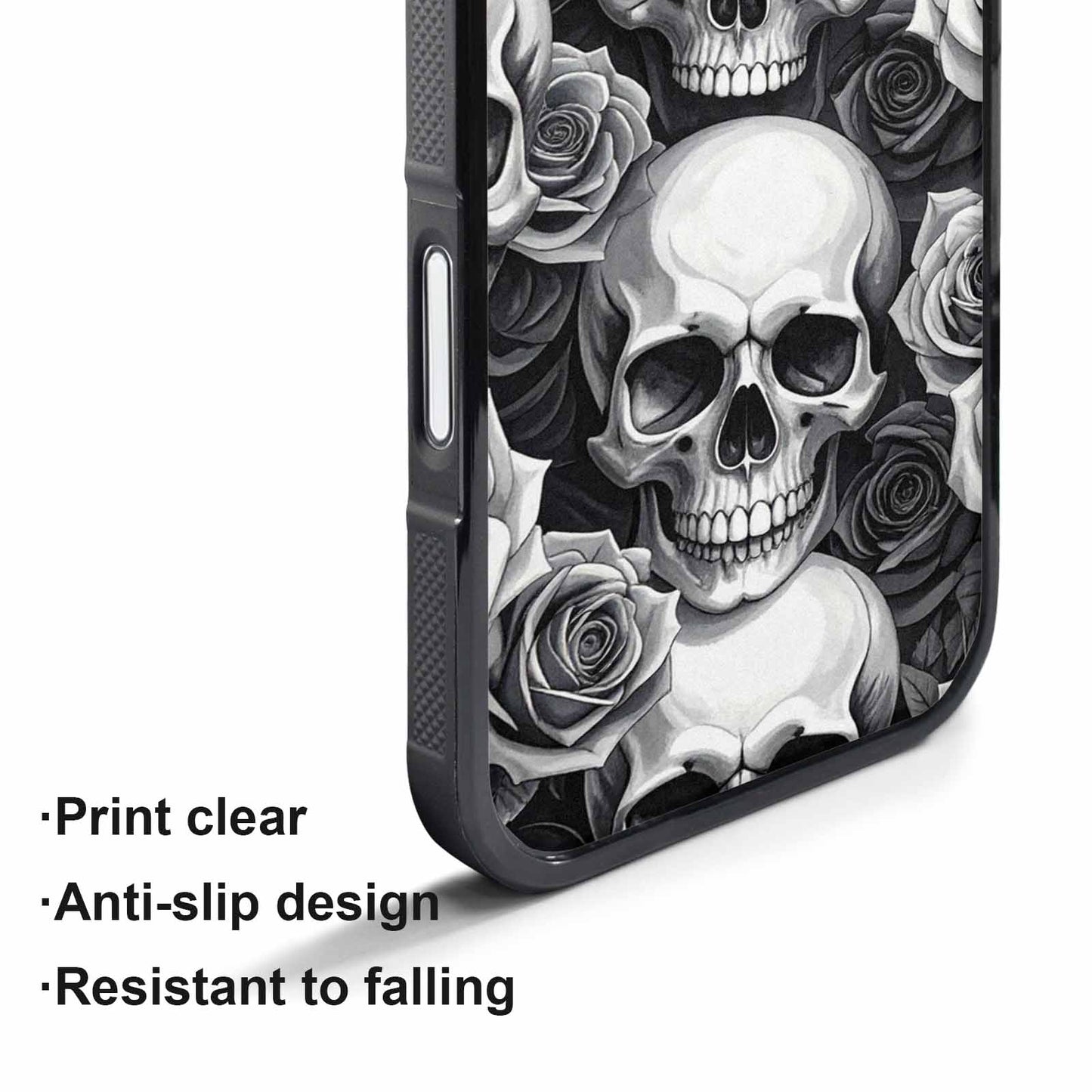 iPhone 17 Pro Max Case — Skull Dark Art Gothic Print Gothic, Custom Designed Case Cover