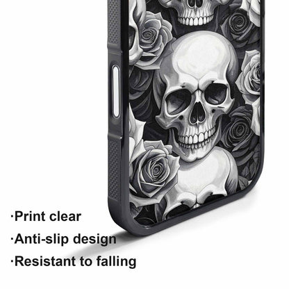 iPhone 17 Pro Max Case — Skull Dark Art Gothic Print Gothic, Custom Designed Case Cover