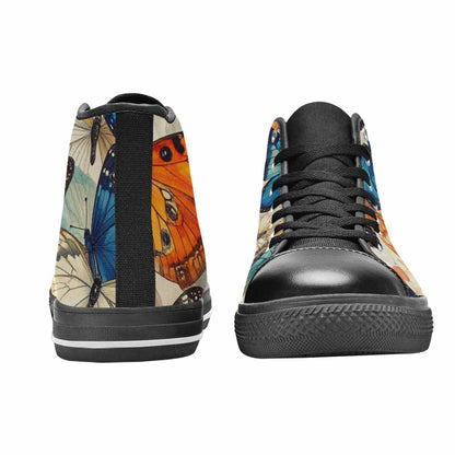 MEN'S Butterfly Wing High Top Canvas Cottagecore Shoes