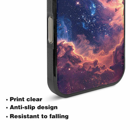 iPhone 16 Pro Case — Nebula Texture With Dense Star Cluster, Personalized Phone Case