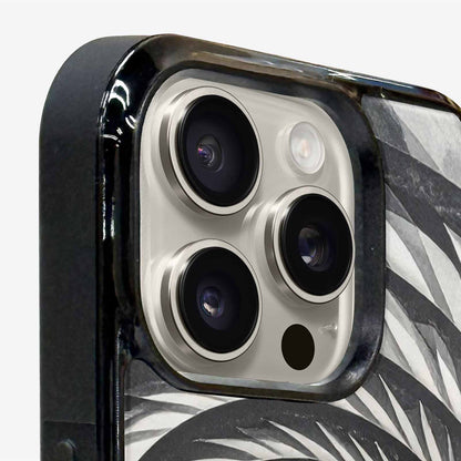 iPhone 16 Pro Max Case — Hypnotic Spiral Optical Illusion Motif High, Custom Printed Phone Case