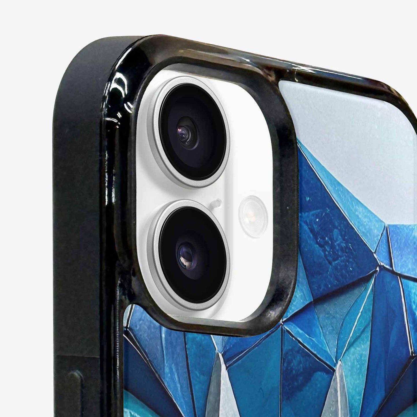 iPhone 16 Plus Case — Geometric Origami Art Pattern Personalized Phone, Custom Made Phone Cover