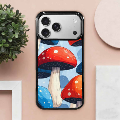 iPhone 17 Pro Max Case — Vivid Winter Mushroom Cartoon Cute, Custom Print Case Cover