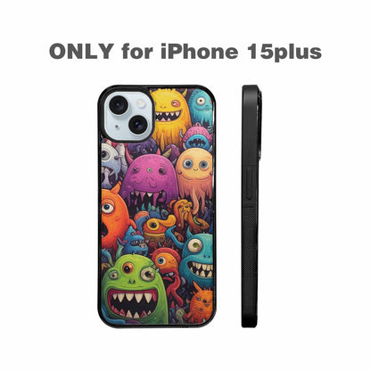 iPhone 15 Plus Case — Monsters General Cartoon Monst, Custom Phone Case