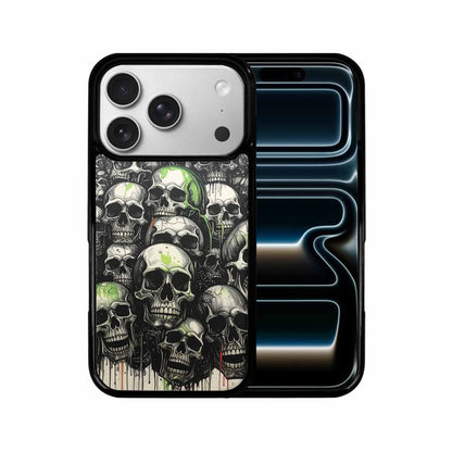 iPhone 17 Pro Case — Rainbow From Skulls Mouth Black Gothic, Custom Art Phone Cover