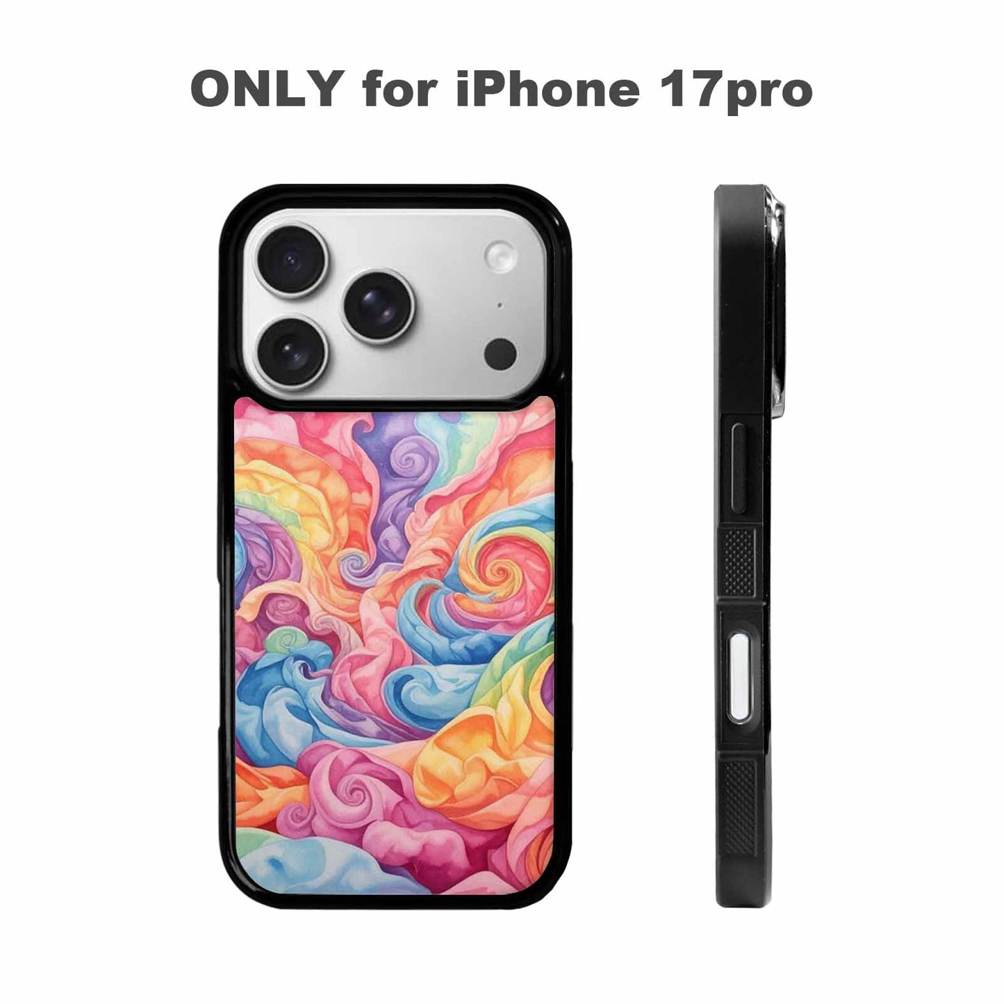 iPhone 17 Pro Case — Tie Dye Swirls Tie Dye Tie, Customized Protective Case