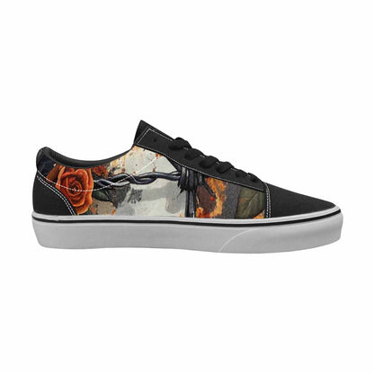 MEN'S Barbed Wire Chain Canvas Lace-Up Surreal Shoes