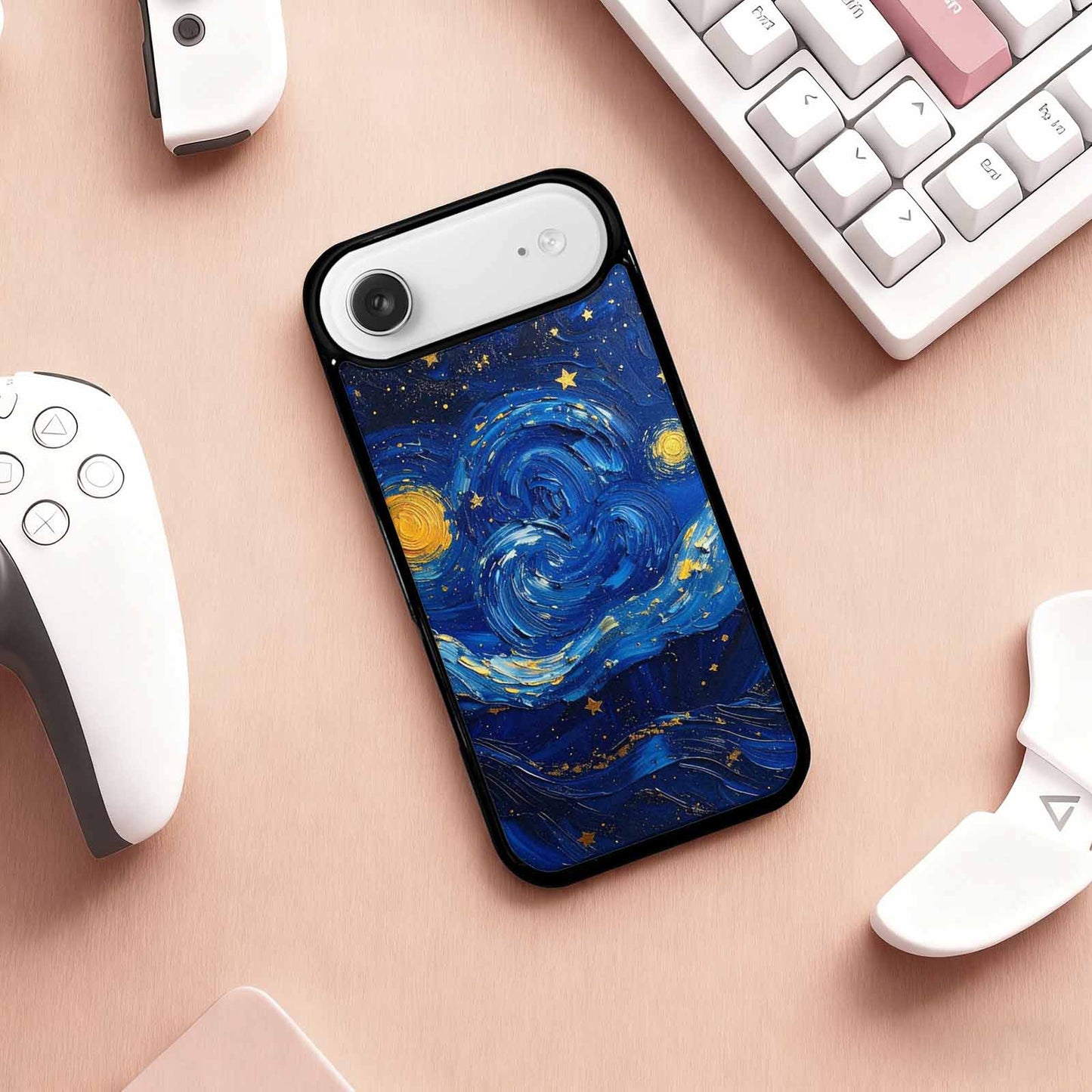 iPhone 17 Air Case — Starry Night Galaxy Space, Custom Printed Phone Case