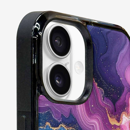iPhone 16 Plus Case — Marble Galaxy, Custom Print Case Cover