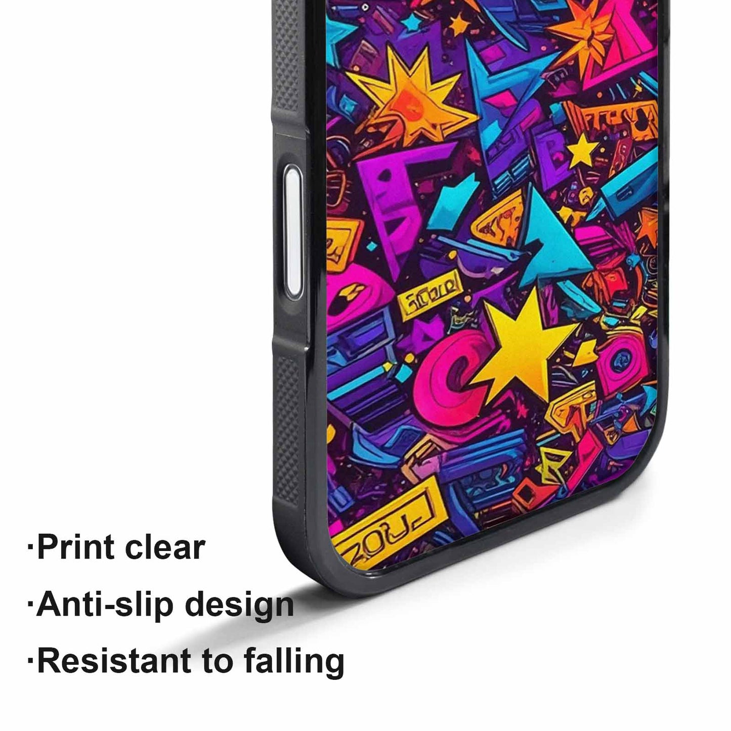 iPhone 17 Pro Case — Retro Motif Retro Motifs Pattern Retro, Customized Protective Case
