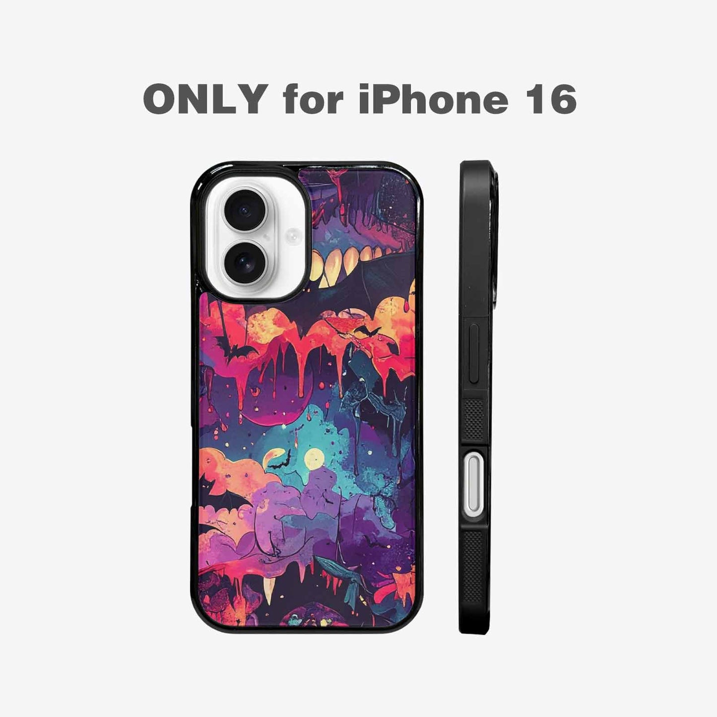 iPhone 16 Case — Vampire Fangs Bats Vampire Fangs And, Custom Made Phone Cover