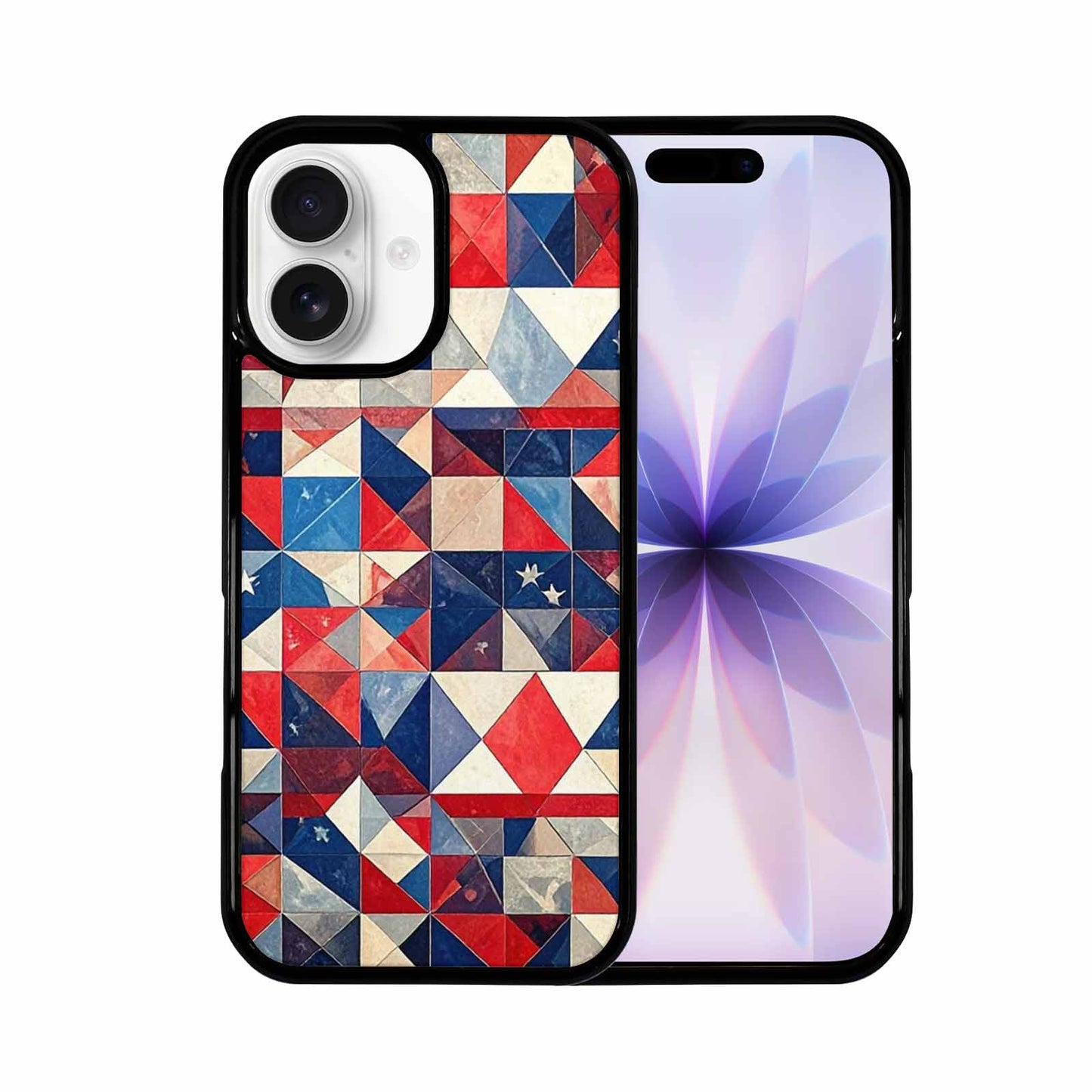 iPhone 17 Case — Small American Flag Stars Galaxy Space, Custom Made Phone Cover