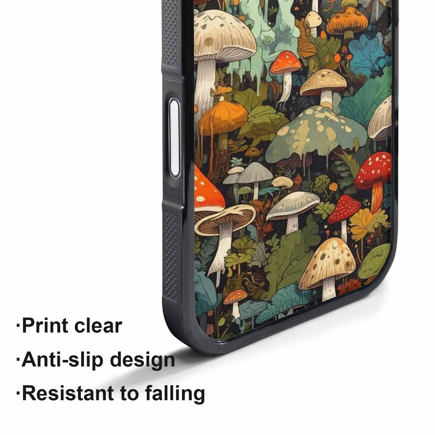 iPhone 17 Pro Max Case — Mushrooms Camomushrooms Patter Bki Camo, Custom Phone Case