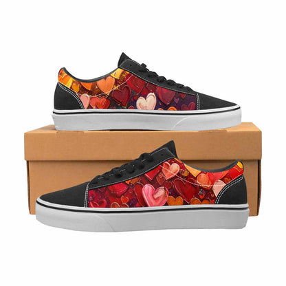 WOMEN'S Heart Burst Lace-Up Canvas Vivid Sneakers