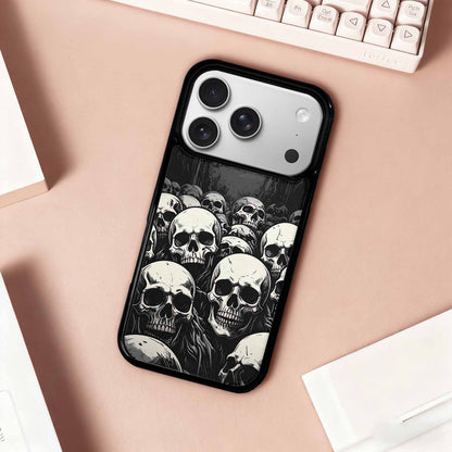 iPhone 17 Pro Case — Skull Dark Art Gothic Print Gothic, Personalized Phone Case