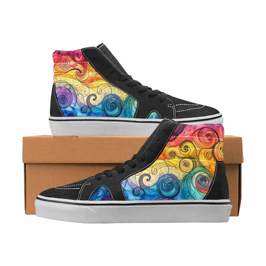 WOMEN'S Tie Dye High Top Canvas Made To Order Dreamcore Limited Edition Sneakers