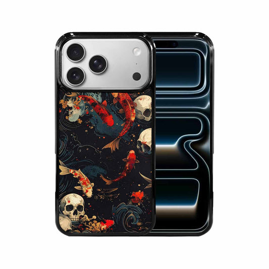 iPhone 17 Pro Max Case — Skull Dark Art Gothic Print Gothic, Custom Art Phone Cover