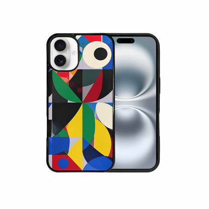 iPhone 16 Plus Case — 1960s Mod Cartoon Art Pattern, Custom Art Phone Cover