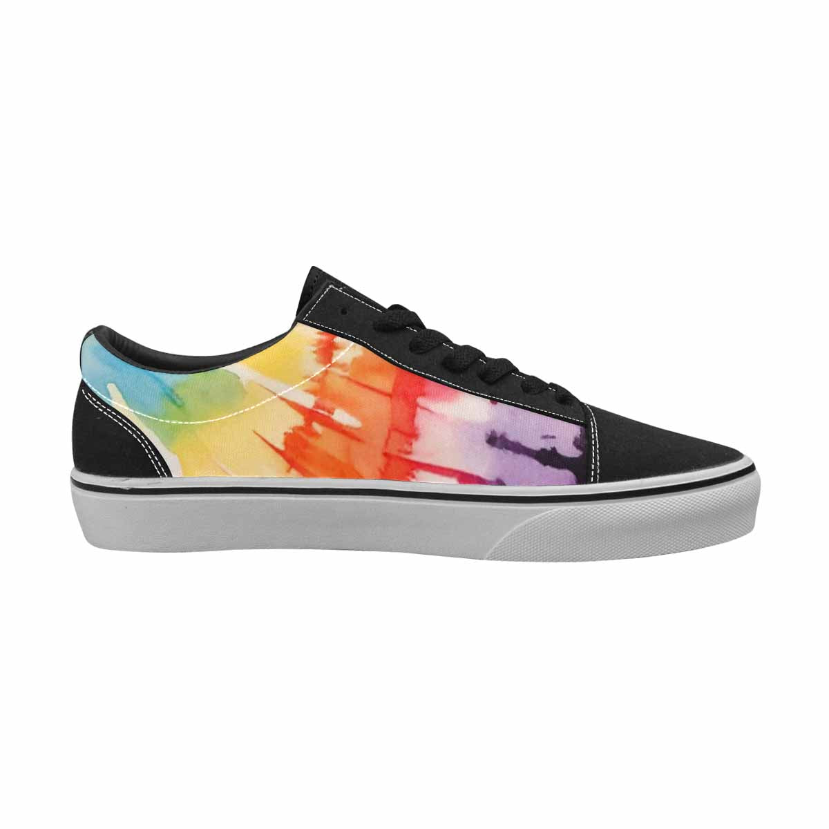 WOMEN'S Tie Lace-Up Canvas Dark Academia Custom Sneakers