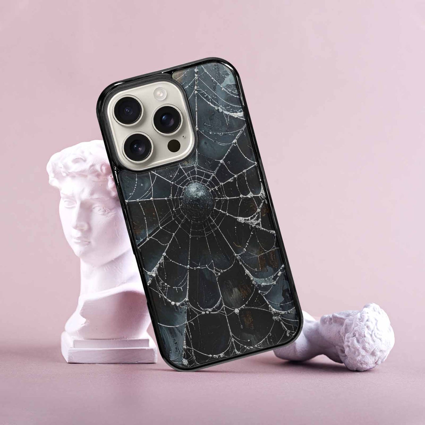 iPhone 16 Pro Case — Spider Web Gothic Spider Web Gothic, Unique Phone Case Design