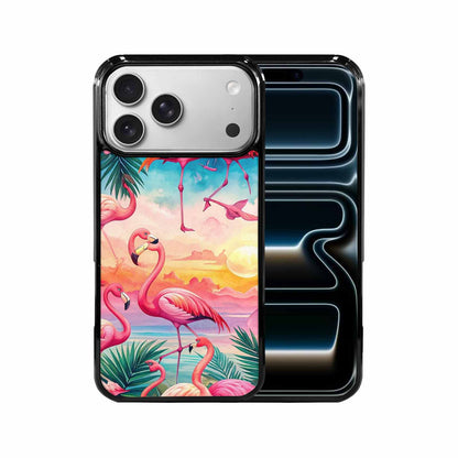 iPhone 17 Pro Max Case — Flamingo Tropical Flamingo Tropical Original Art, Original Design Phone Case