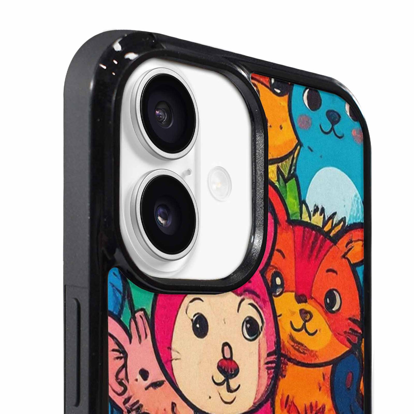 iPhone 17 Case — Seamless Tileable Pattern Of Cartoon Cute, Custom Made Phone Cover