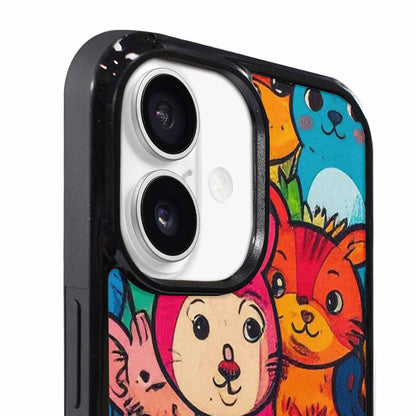 iPhone 17 Case — Seamless Tileable Pattern Of Cartoon Cute, Custom Made Phone Cover