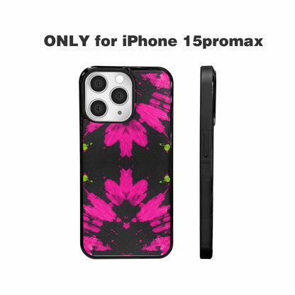 iPhone 15 Pro Max Case — Acid Wash Tie Dye Pattern High, Custom Printed Phone Case
