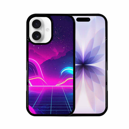 iPhone 17 Case — Neon Cartoon Art Pattern Retro Vintage, Custom Made Phone Cover