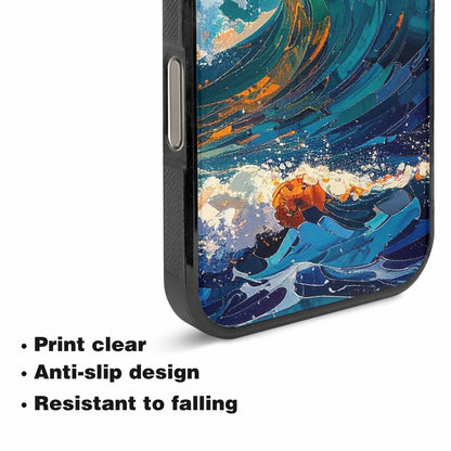 iPhone 16 Pro Case — Wave Crest Splash Wave Crest Splash, Personalized Phone Case