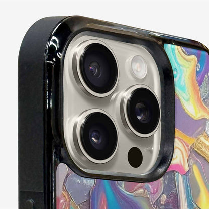 iPhone 16 Pro Max Case — Holographic Iridescent Shimmer Pattern Hundreds Of, Unique Phone Case Design