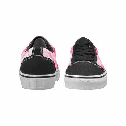 WOMEN'S Cherry Blossom Branch Cherry Lace-Up Canvas Aesthetic Custom Shoes