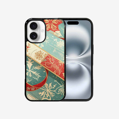iPhone 16 Case — Christmas Wrapping Paper Pattern Art Wallpaper, Original Design Phone Case