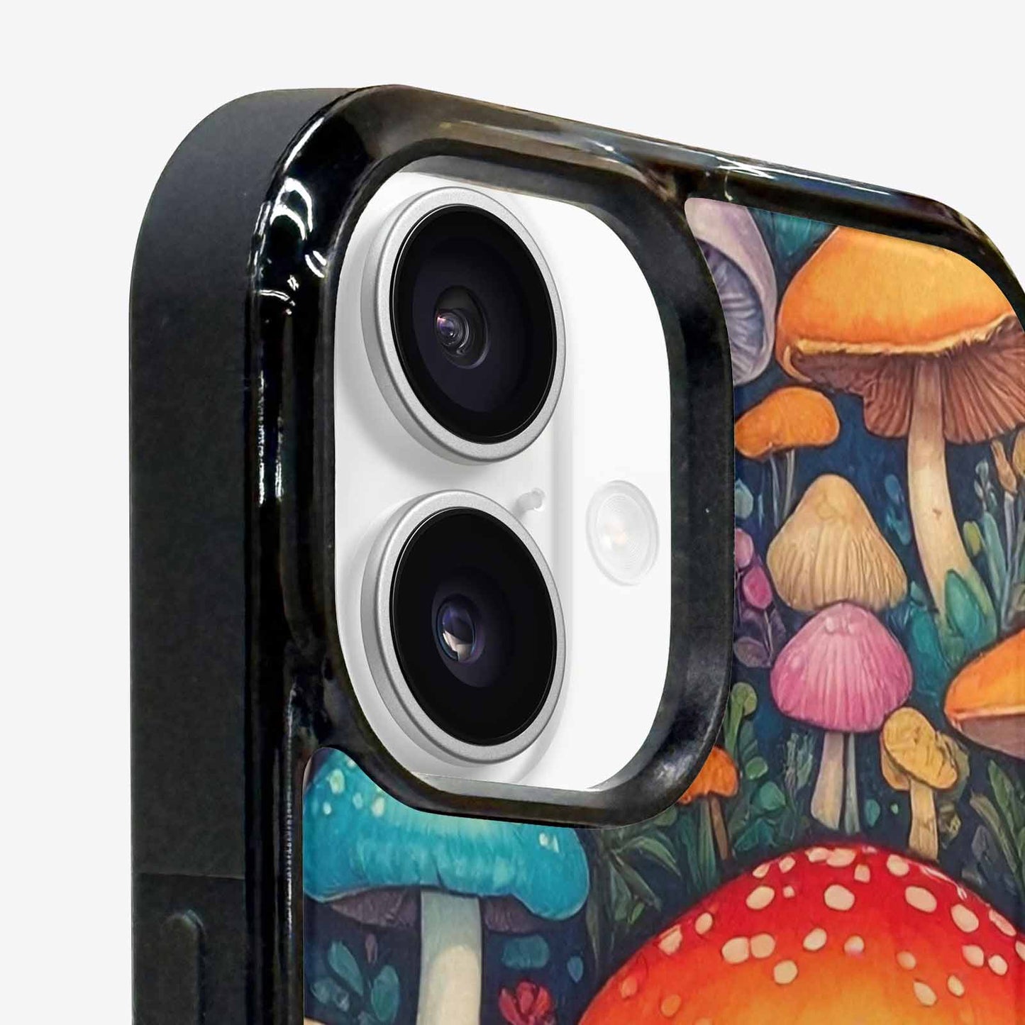 iPhone 16 Case — Mushrooms General Mushrooms Pa, Unique Phone Case Design