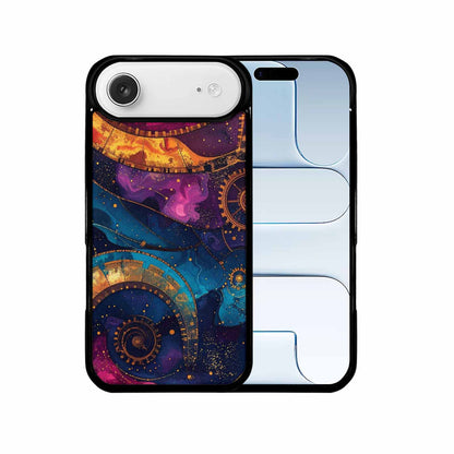 iPhone 17 Air Case — Steampunk Galaxy Art Seamless Pattern Galaxy, Original Design Phone Case