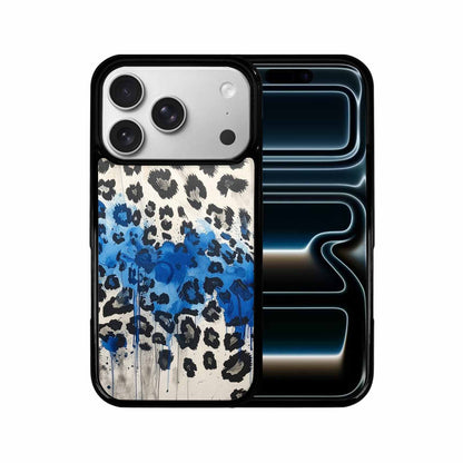 iPhone 17 Pro Case — Animal Print Black Blue Ink Animal, Unique Phone Case Design