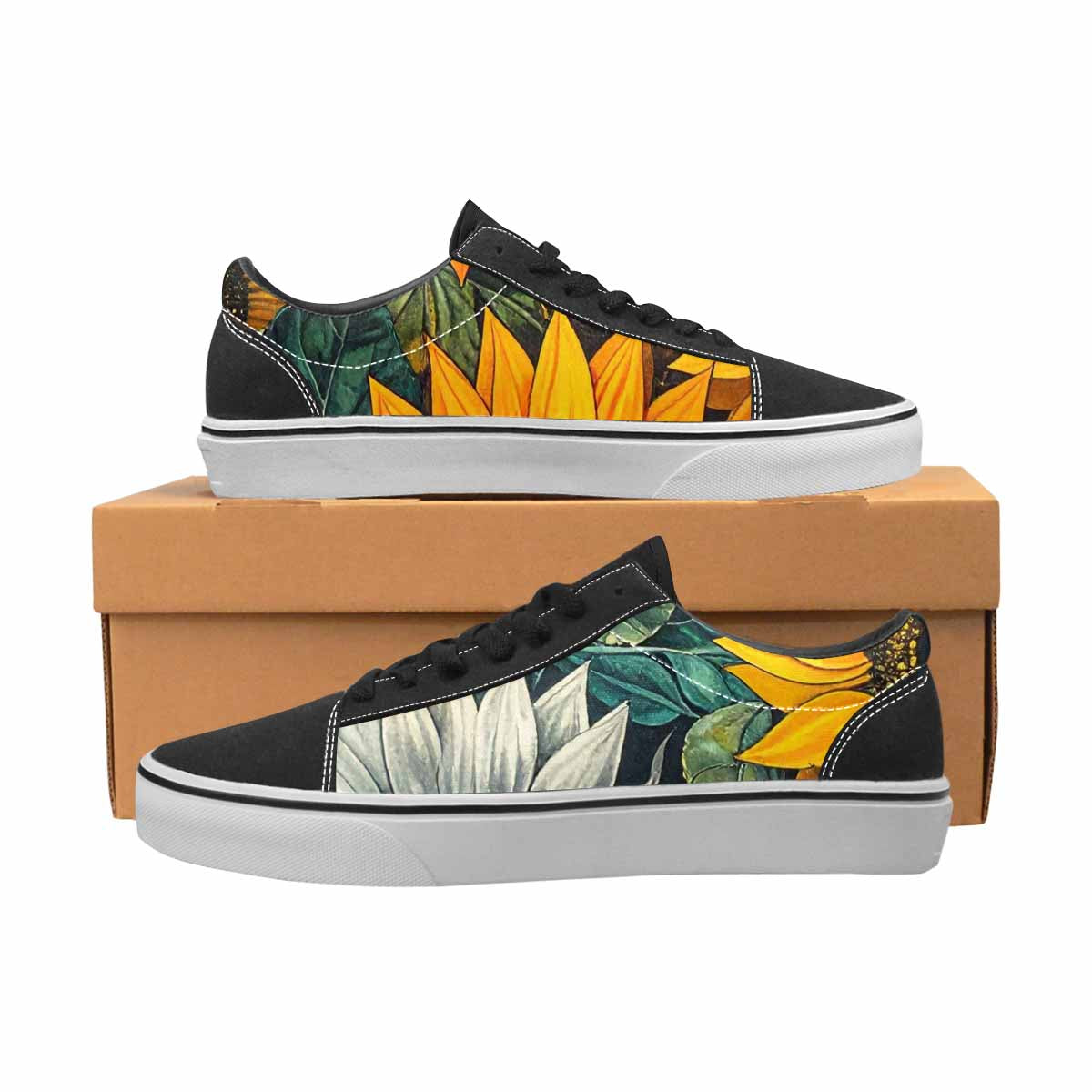 WOMEN'S Blend Melt Them Canvas Lace-Up Surreal Custom Shoes