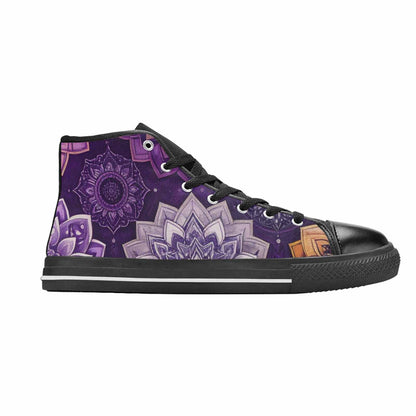 WOMEN'S Mandala High Top Canvas Dreamcore Sneakers
