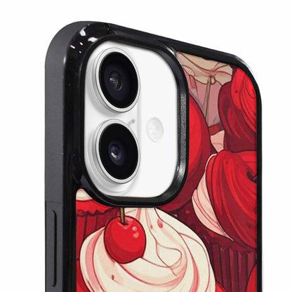 iPhone 17 Case — Retro Cherry Cupcake Retro Vintage, Custom Made Phone Cover