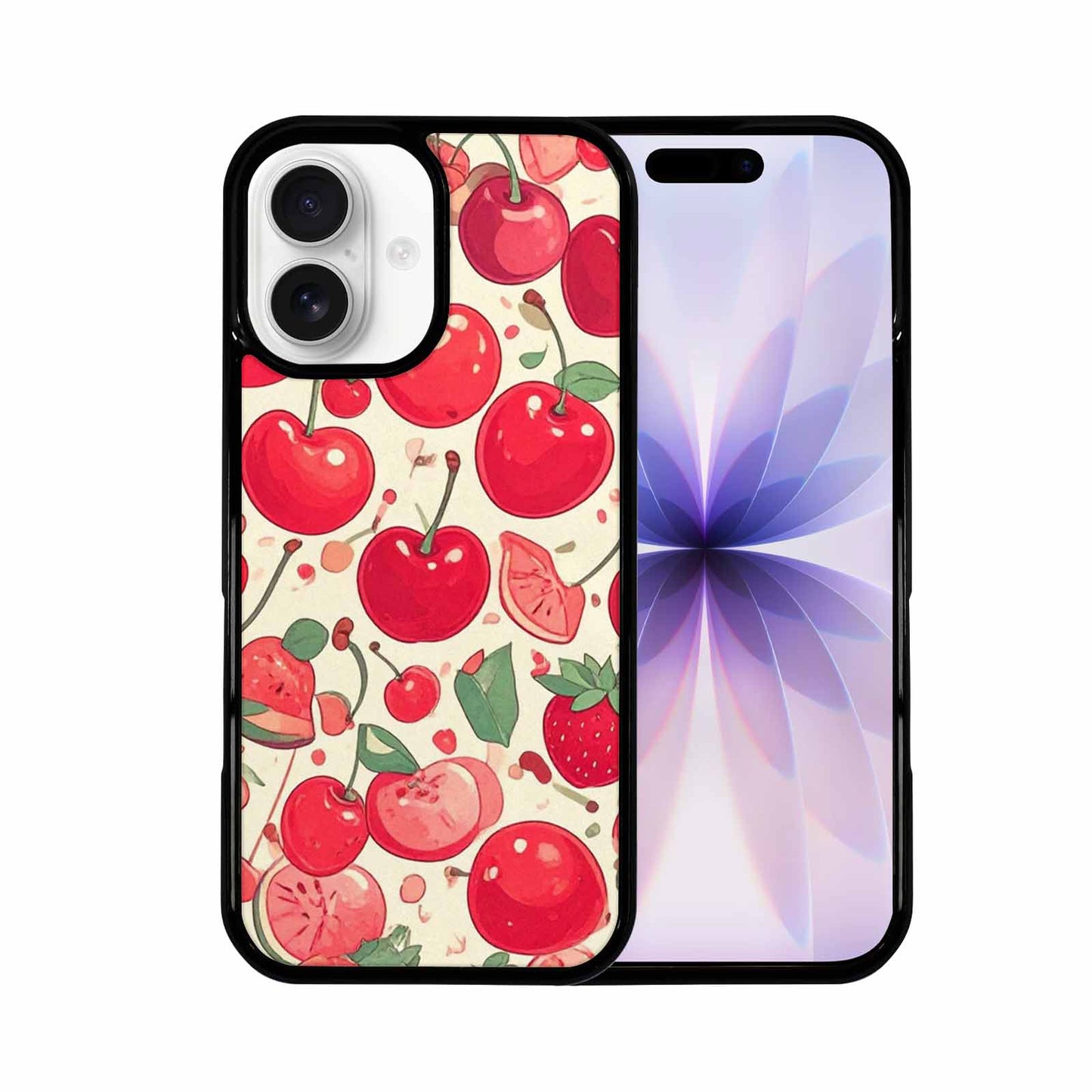 iPhone 17 Case — Small Cherry And Fruit Original Art, Custom Designed Case Cover