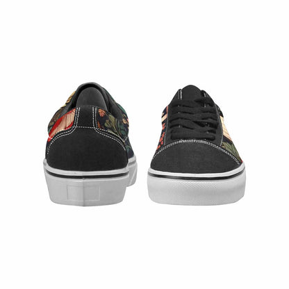 WOMEN'S Mushroom Canvas Lace-Up Dark Academia Shoes