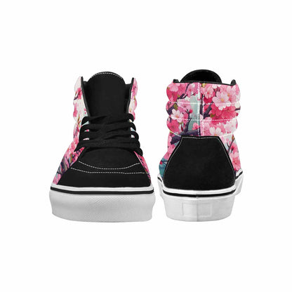 MEN'S Cherry Blossom Branch High Top Canvas Y2K Custom Shoes