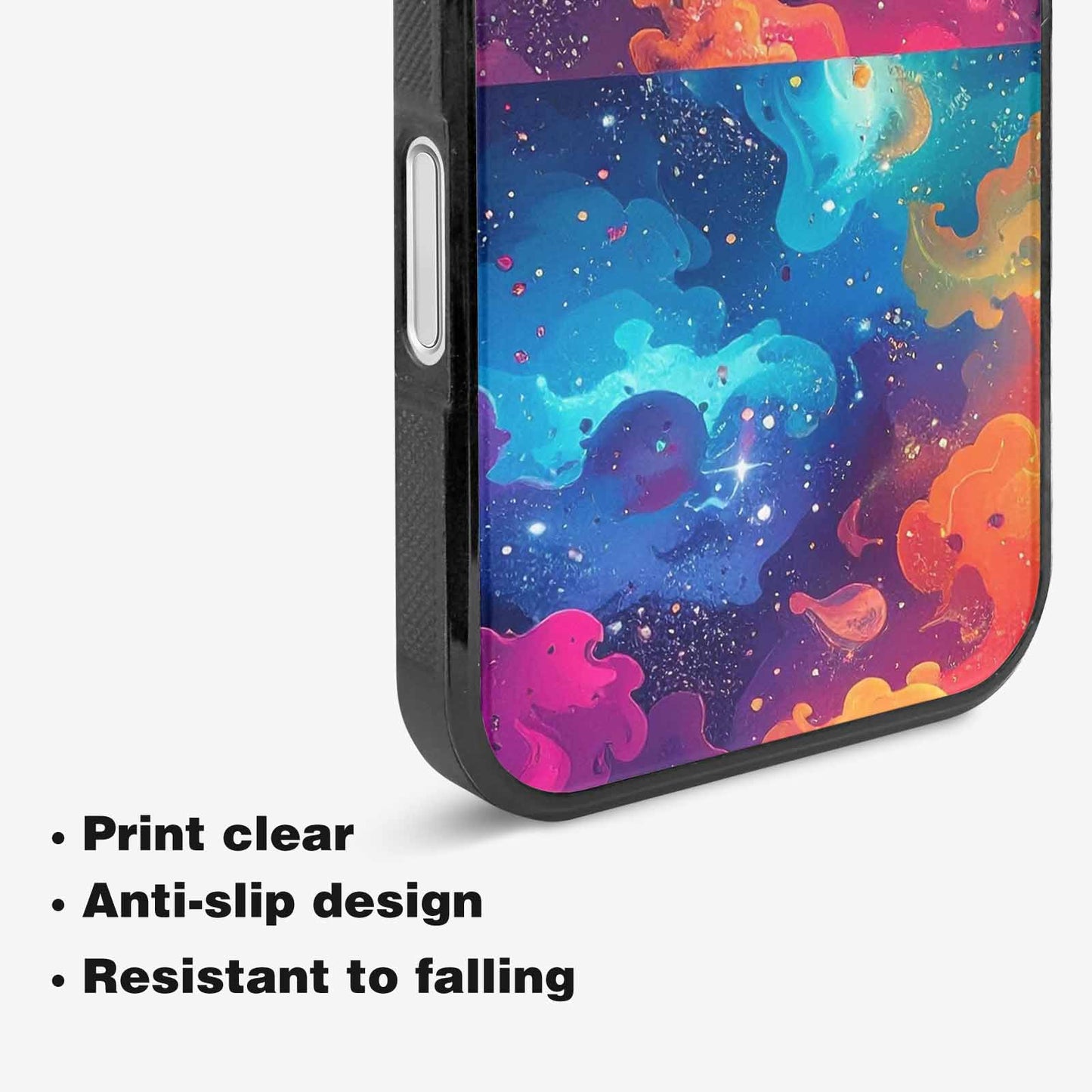 iPhone 16 Plus Case — Cosmic Creature And Object Mashup Pattern, Customized Protective Case