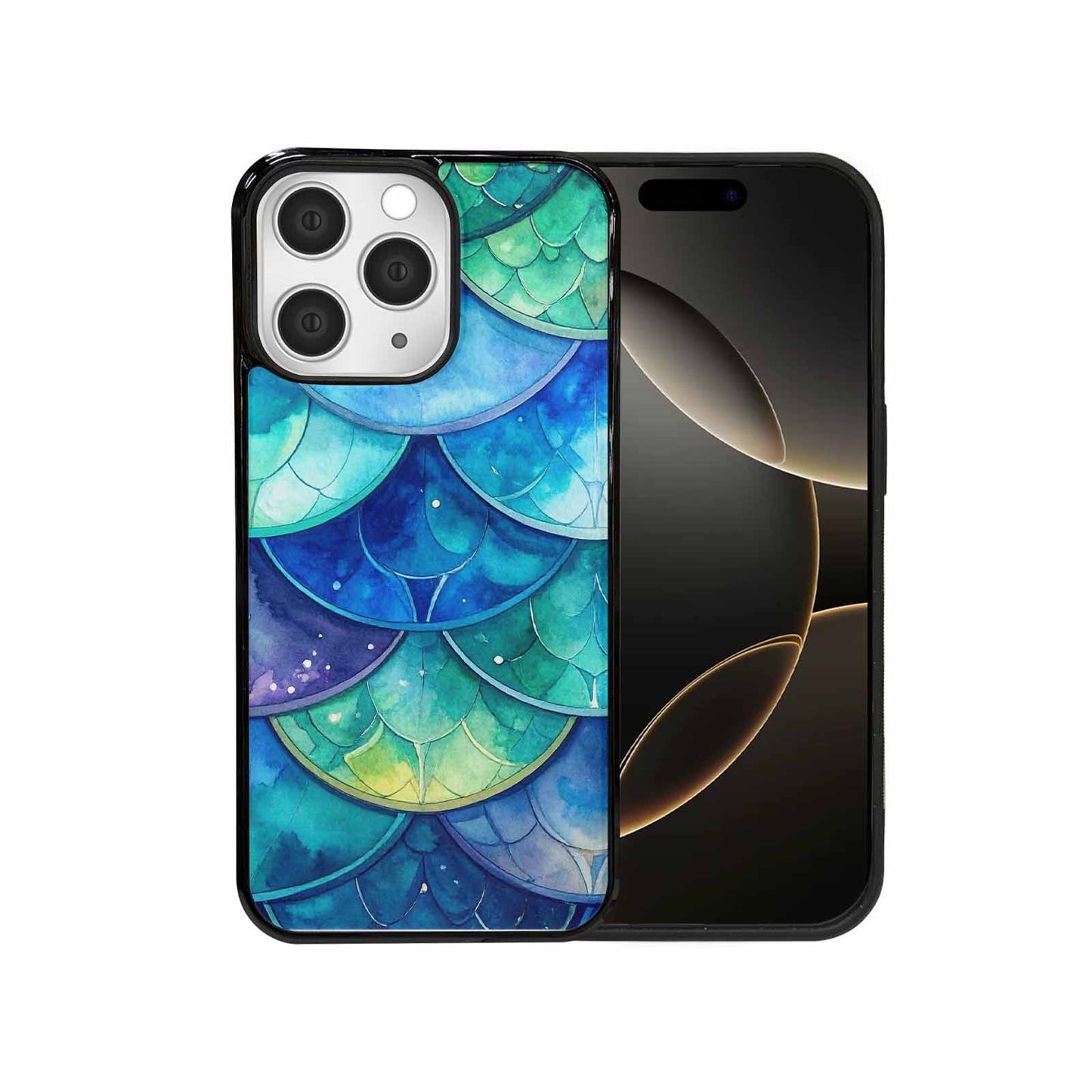 iPhone 15 Pro Max Case — Mermaid Scale, Custom Made Phone Cover