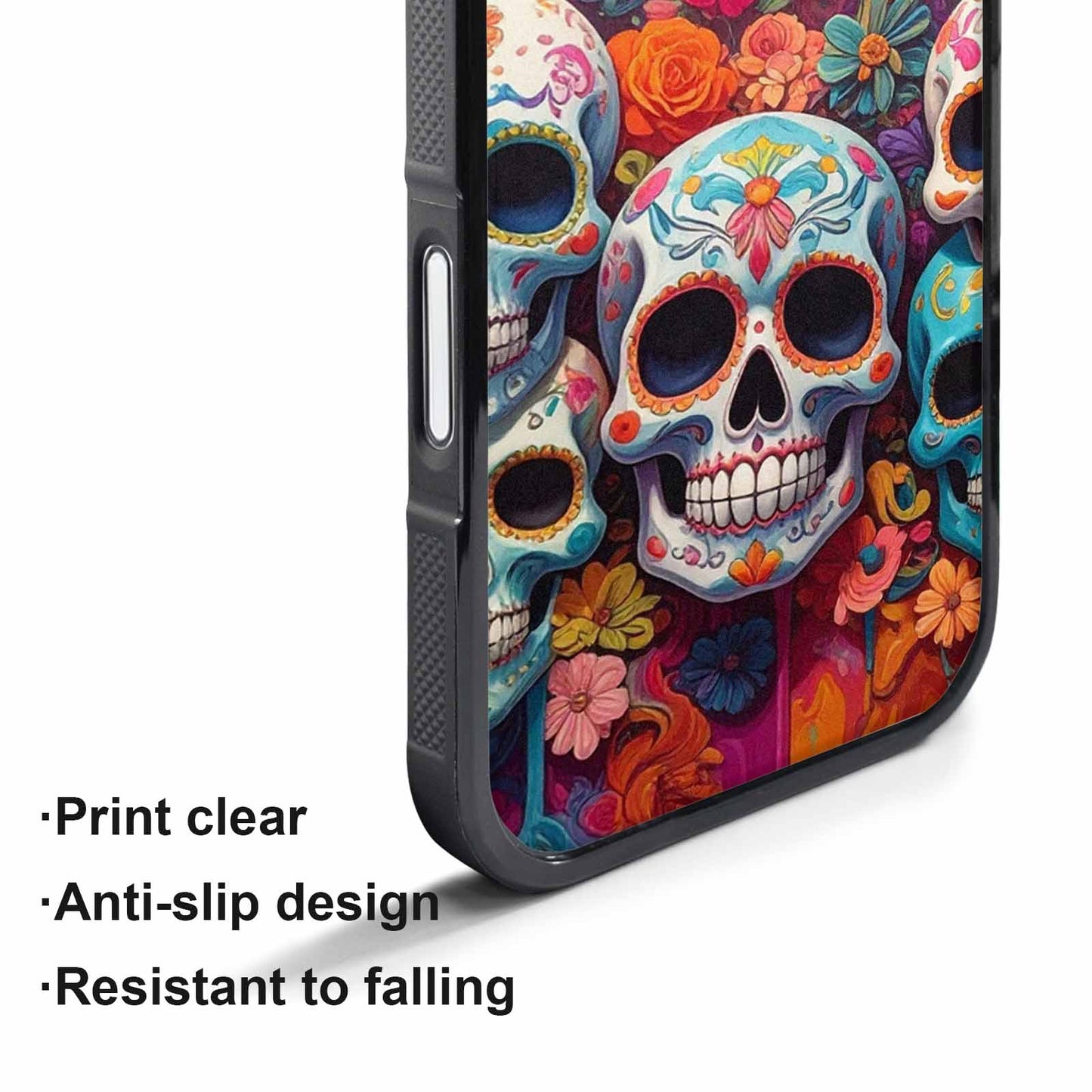 iPhone 17 Air Case — Sugar Skullsmelting Sugar Skulls Tzs Gothic, Custom Phone Case