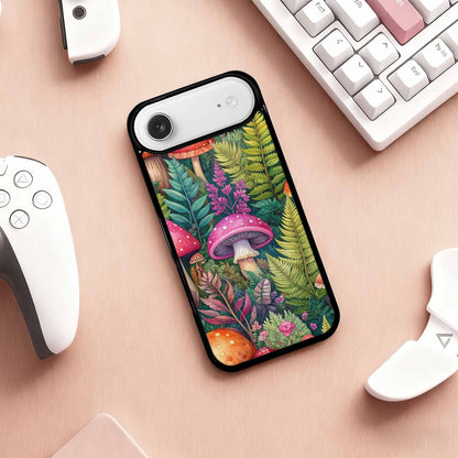 iPhone 17 Air Case — Mushrooms Botanicalmushrooms P Vyk Floral, Custom Designed Case Cover