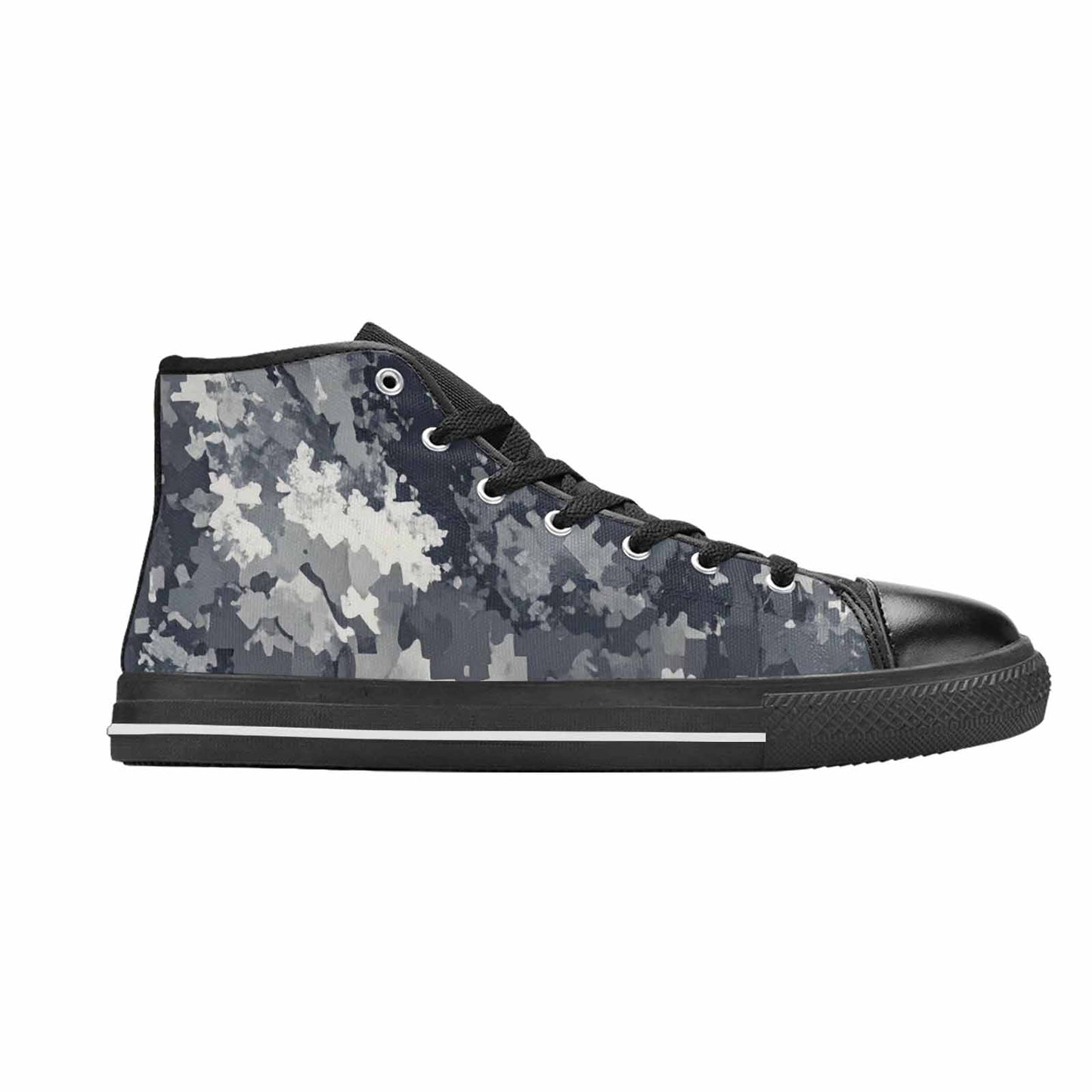 WOMEN'S Military Camouflage Blotch High Top Canvas Y2K Custom Sneakers