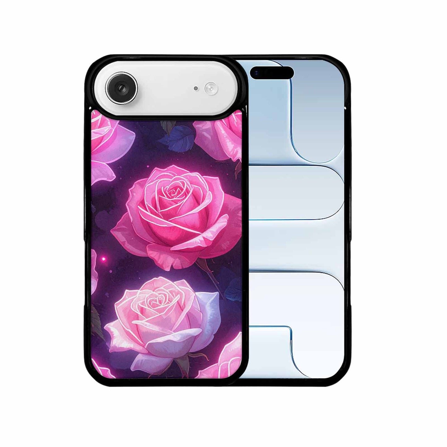 iPhone 17 Air Case — Watercolor Marble Rose Watercolor Abstract, Custom Printed Phone Case
