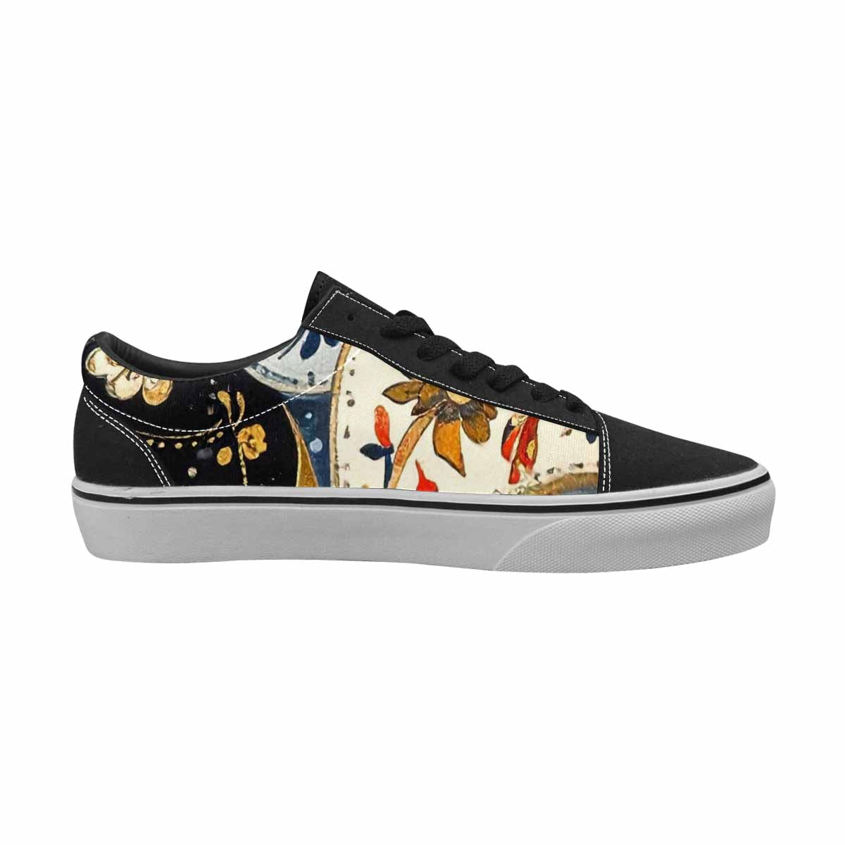 WOMEN'S Paisley Bandana Canvas Lace-Up Y2K Shoes