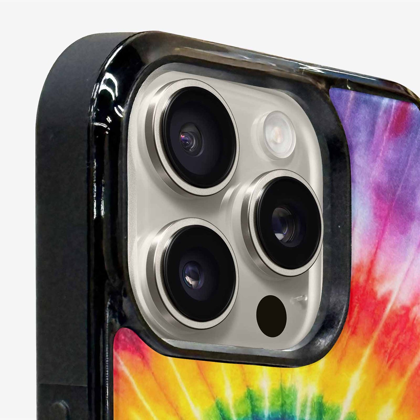 iPhone 15 Pro Max Case — A1 Fly Rainbow Spiral Tie Dye, Custom Made Phone Cover